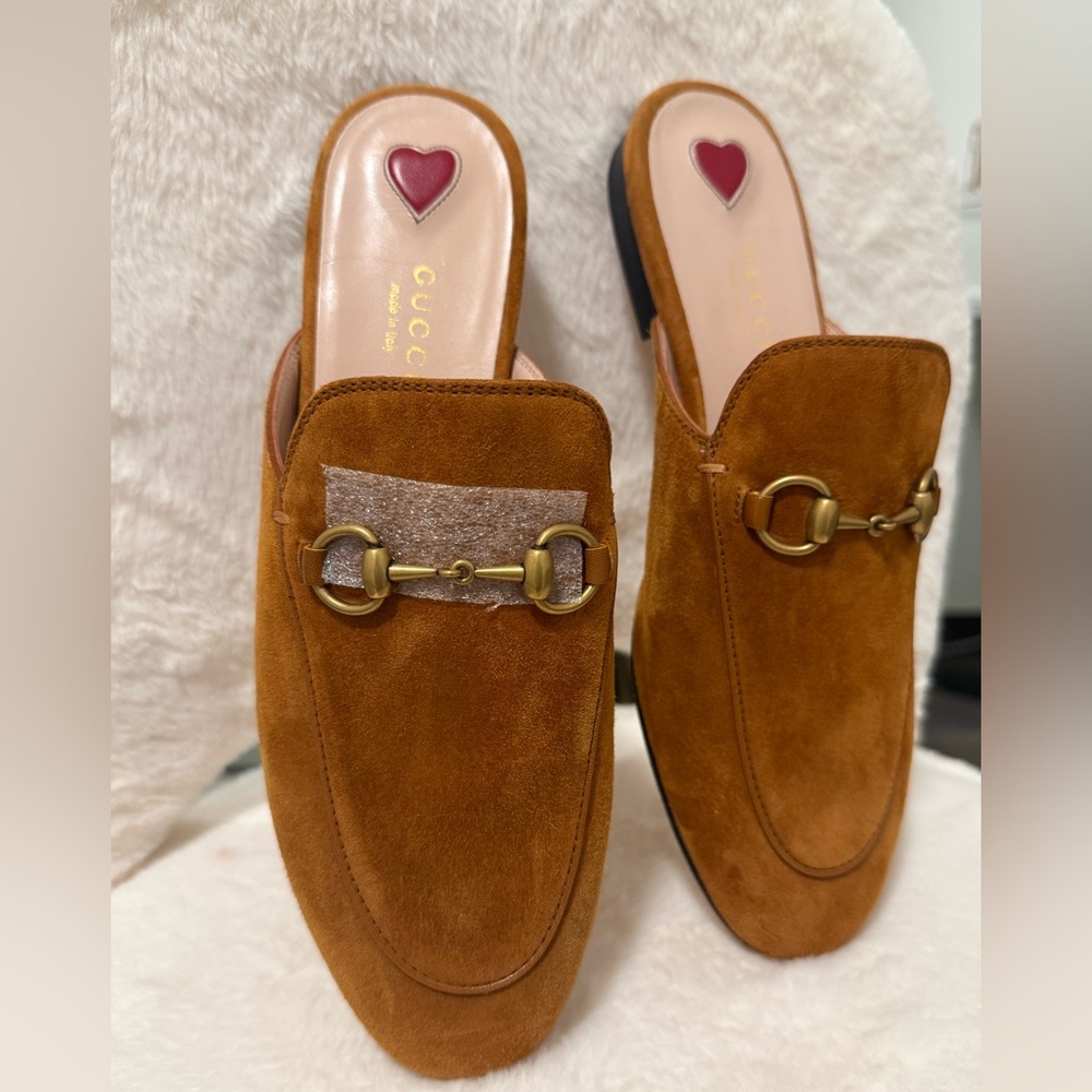 Gucci Princetown Horsebit Slippers